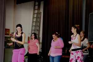 Zumba-Aurtitt bei der Caritas 08.02.2013